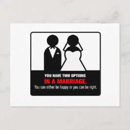 Funny Marriage Briefkaart
