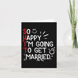 Funny Marriage Gift Hilarious Groom Bride Wedding Kaart