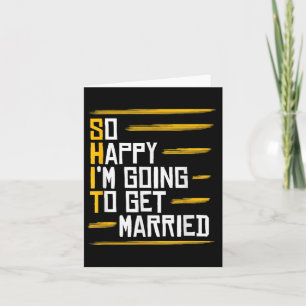 Funny Marriage Gift Hilarious Groom Bride Wedding Kaart