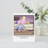 Funny Marriage Humor Briefkaart (Staand voorkant)