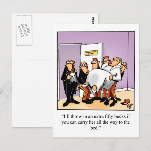 Funny Marriage Humor Briefkaart (Voorkant / Achterkant)