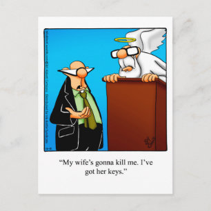 Funny Marriage Humor Briefkaart