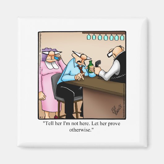 Funny Marriage Humor Magnet voor hem (Voorkant)