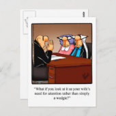 Funny Marriage/Jubileum humor Briefkaart (Voorkant / Achterkant)