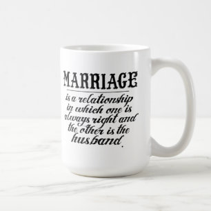 Funny Marriage Quote Koffiemok