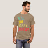 Funny Marriage Real Mannen Marry Lawyers Groom T-shirt (Voorkant volledig)