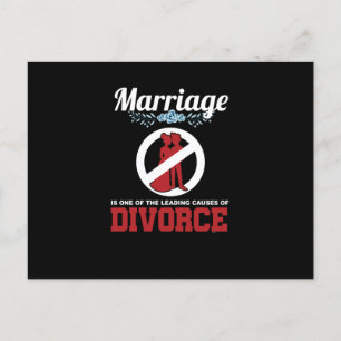Funny Marriage Sarcasm Sarcastic Divorce Statement Feestdagenkaart