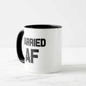 Funny Married AF mok koffie (Voorkant links)