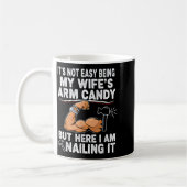 Funny Married Dad Husband Arm Candy Quote Humor  Koffiemok (Links)