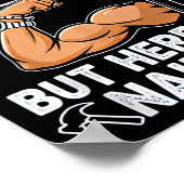 Funny Married Dad Husband Arm Candy Quote Humor  Poster (Hoek)