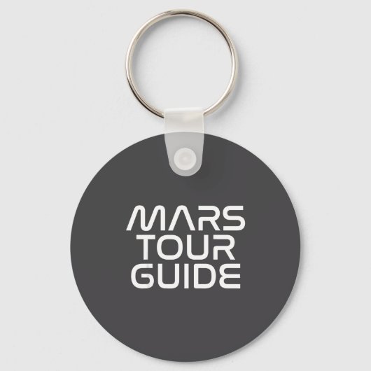 Funny Mars Birthday Gift Mens Womens Joke Quote Da Sleutelhanger (Voorkant)
