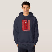 Funny Marshmallow Cartoon - in Hoesje van vuur Hoodie (Voorkant volledig)