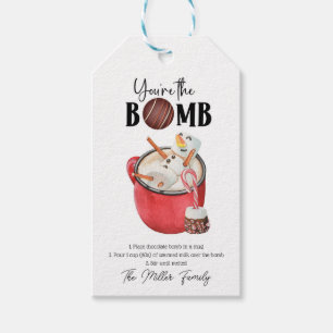 Funny Marshmallow Swimming Hot Chocolate Bomb Cadeaulabel