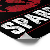 Funny Martial Arts Karate I'd Rather Be Sparring T Poster (Hoek)