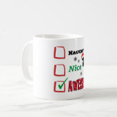 Funny Martial Arts Kerstmis Koffiemok (Voorkant links)