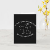 Funny Martial Arts Taekwondo Karate Tkd Kickboxing Kaart (Gele Bloem)