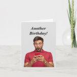 Funny Masculine Birthday Humor Kaart<br><div class="desc">Funny Masculine Birthday Humor Geweldige verjaardagskaart voor het man in je leven die niet graag ouder wordt. Geweldig voor elke leeftijd.</div>