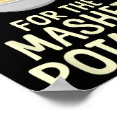 Funny Mashed Potato Art For Men Women Food Mash Th Poster (Hoek)