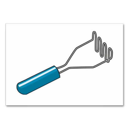 Funny Mashed Potato Kaart (Achterkant)