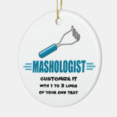 Funny Mashed Potato Keramisch Ornament (Links)
