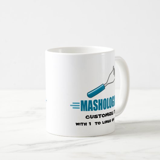 Funny Mashed Potato Koffiemok (Voorkant rechts)