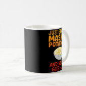 Funny Mashed Tato Design For Men Women Mash Mashed Koffiemok (Voorkant rechts)