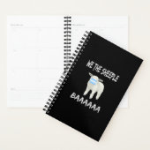 Funny mask sheep | sheeple wearing face mask planner (Display)
