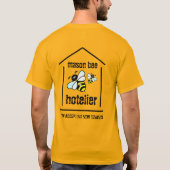 Funny Mason Bee Hotelier T-shirt (Achterkant)