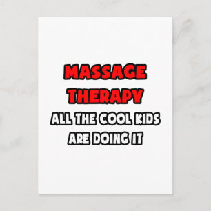 Funny Massage Therapeut Shirten en geschenken Briefkaart