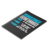 Funny Massage Therapist - Massage Extra Charges Notitieboek (Linkerzijde)