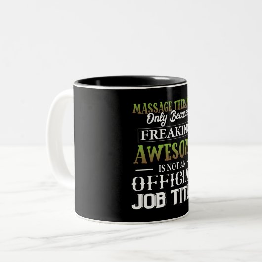 Funny Massage Therapist Mok (Voorkant links)
