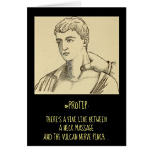 Funny Massage Therapy Neck Massage