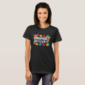 Funny Master Builder Building Blocks Gift Mannen W T-shirt (Voorkant volledig)