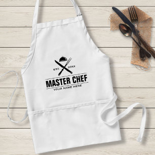 Funny Master Chef Personalized Culinal Catering Standaard Schort