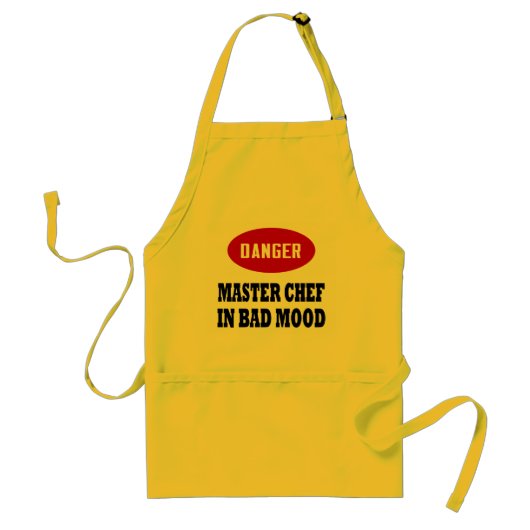 Funny Master Chef Standaard Schort (Voorkant)