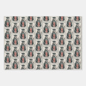 Funny Master Graduation Gift Skeleton Graduate  Inpakpapier Vel (Voorkant)