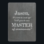 Funny Master of Ceremonies Kaart<br><div class="desc">Meester van ceremonies eenvoudige,  grappige voorstelkaarten.</div>