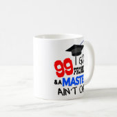 Funny Masters Degree Afstuderen Coffee Mok Gift (Voorkant rechts)