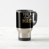 Funny Masters Degree Designs For Men Women MBA Reisbeker (Voorkant rechts)