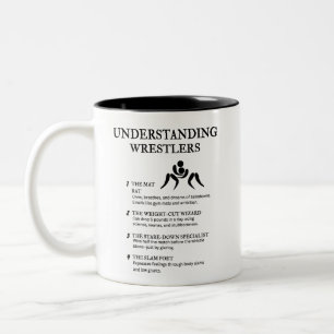 Funny Mat Life Humor voor Grapplers Tweekleurige Koffiemok