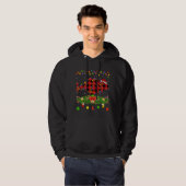 Funny Matching Buffalo Pset Halibut Fish Christma Hoodie (Voorkant volledig)