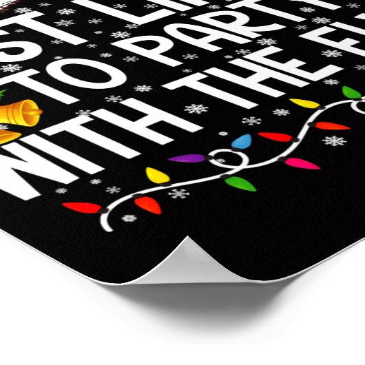 Funny Matching Christmas Most Likely To Party Poster (Hoek)