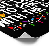 Funny Matching Christmas Most Likely To Party Poster (Hoek)
