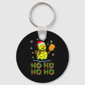 Funny Matching Family Santa Ho Ho Ho Ckleball Chri Sleutelhanger (Voorkant)