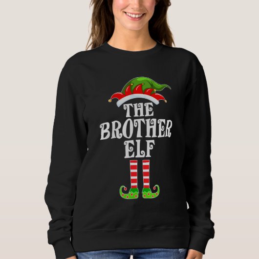 Funny Matching Family The Brother Elf kerstco Trui (Voorkant)