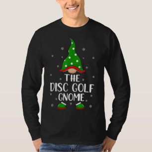 Funny Matching Family The Disk Golf Gnome Christma T-shirt