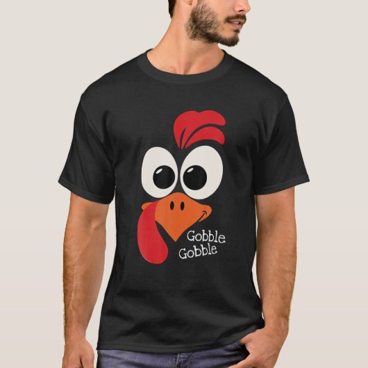 Funny Matching Thanksgiving voor Koppels Turkije F T-shirt (Voorkant)