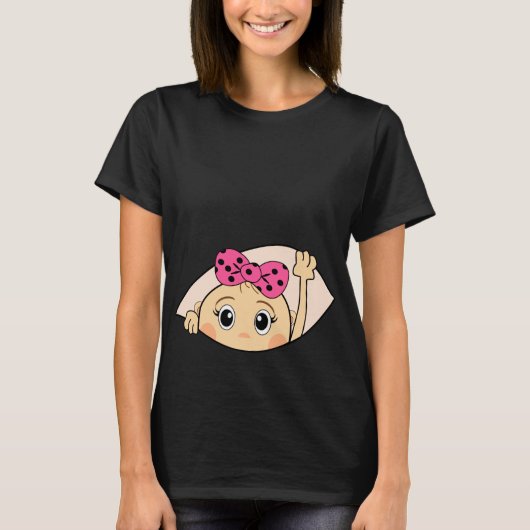 FUNNY MATERNITY, PREGNANCY, PREGNANT T-SHIRT (Voorkant)