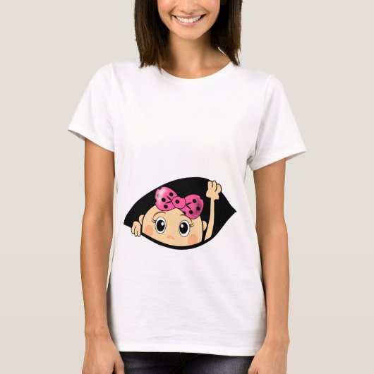 FUNNY MATERNITY, PREGNANCY, PREGNANT T-SHIRT (Voorkant)