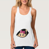 FUNNY MATERNITY, PREGNANCY, PREGNANT TANKTOP (Voorkant)